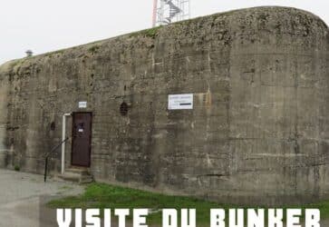 Visite du bunker pendant les vacances scolaires.