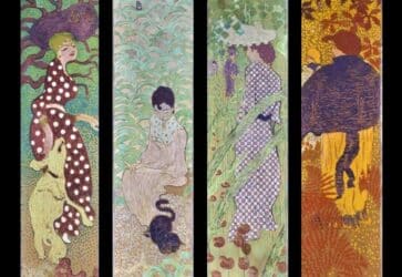 Tableau de 1891 nommée Les Femmes au jardin